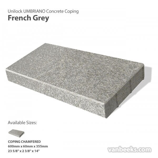 Unilock Umbriano Concrete Coping